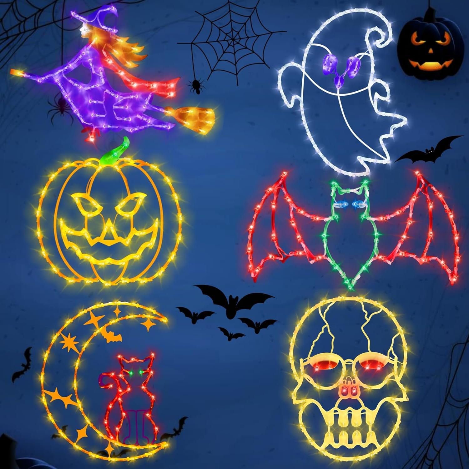 Ophelia & Co. 16" Halloween Window Silhouette Lights Decorations - 6